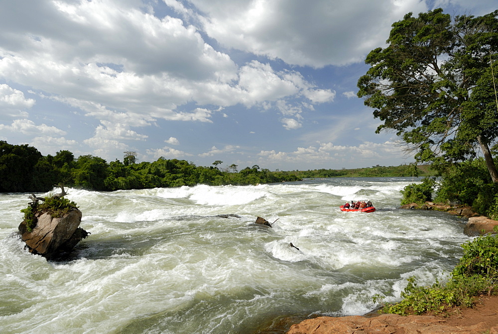 Itanda Falls, Victoria Nile, Uganda, East Africa, Africa