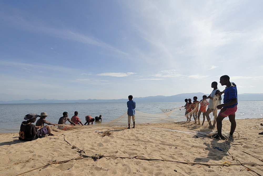 Mangochi beach, Lake Malawi, Malawi, Africa