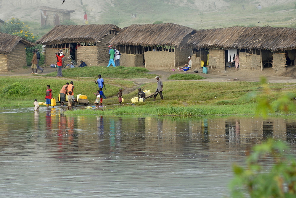 Kazinga fishing village, Uganda, East Africa, Africa