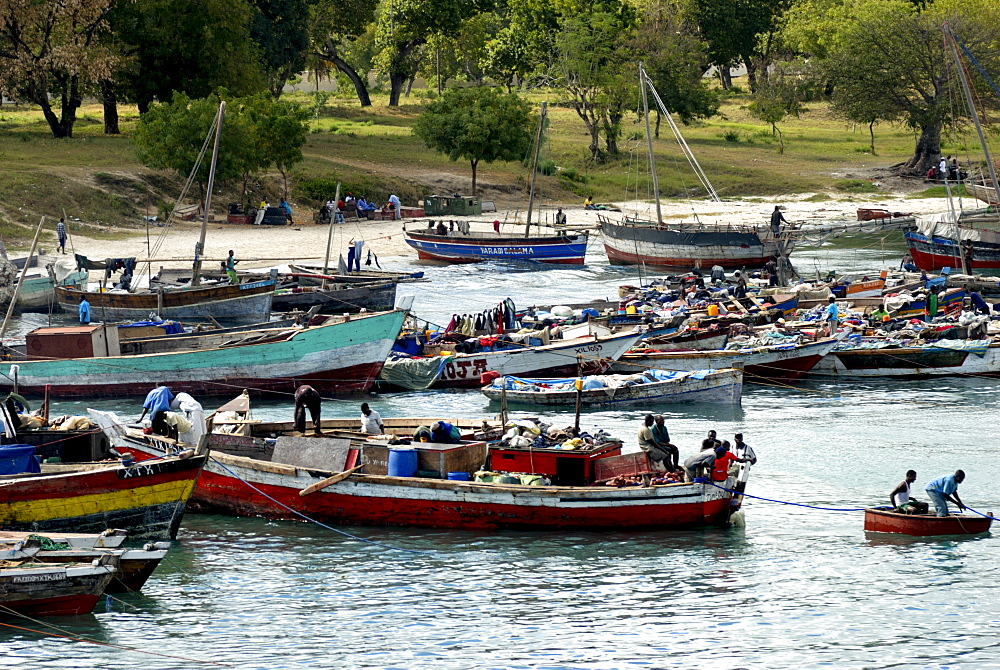 Fishing harbour, Dar Es Salaam, Tanzania, East Africa, Africa