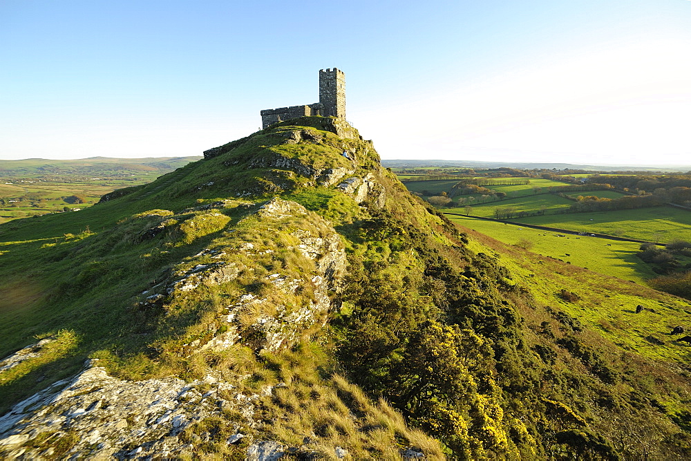 St. Michael de Rupe church, Brent Tor, Dartmoor, Devon, England, United Kingdom, Europe