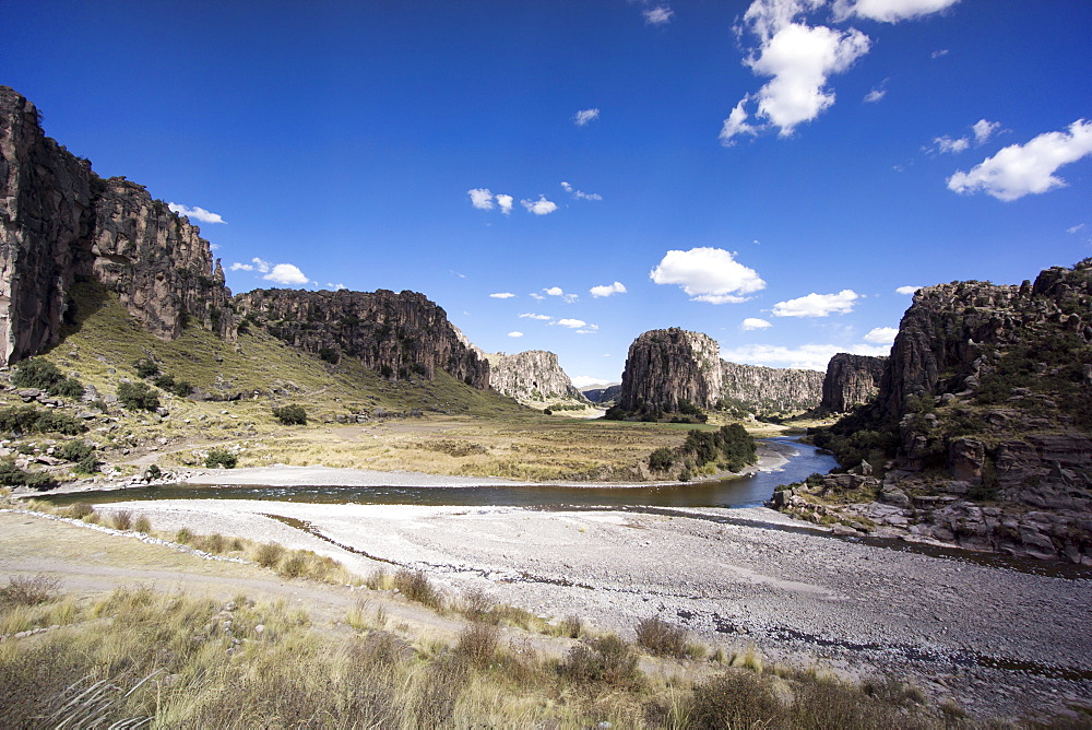 Quatro Canyones and the Apurimac River, in the Andes, Peru, South America