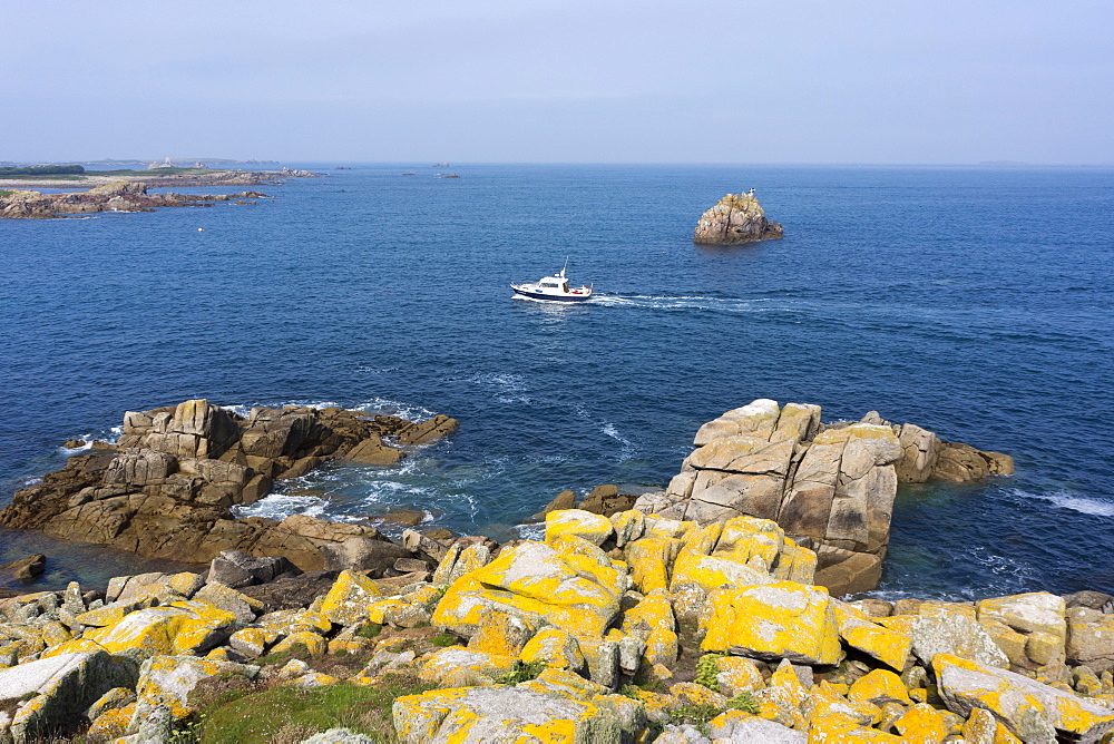 Sea view, St. Agnes island, the Scillies, United Kingdom, Europe