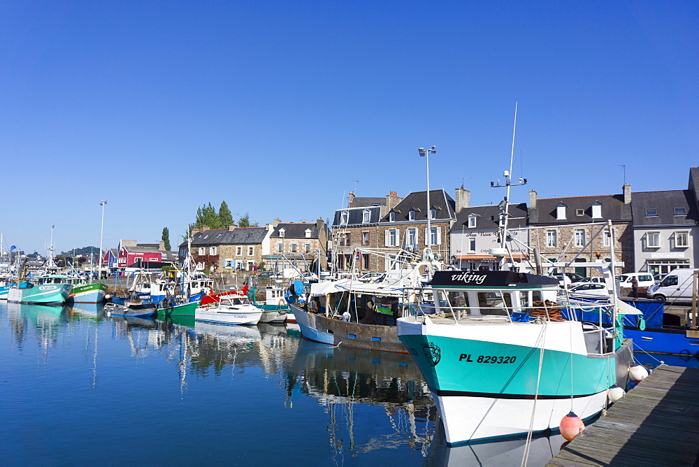 Paimpol harbour, Cote de Goelo, Brittany, France, Europe