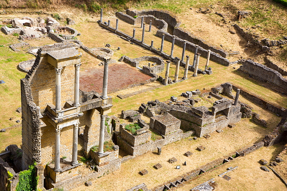 Roman theatre, Volterra, Tuscany, Italy, Europe