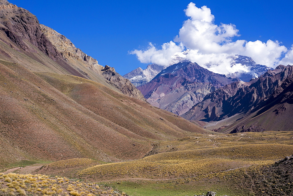 Aconcagua Park, highest mountain in South America, Argentina, South America