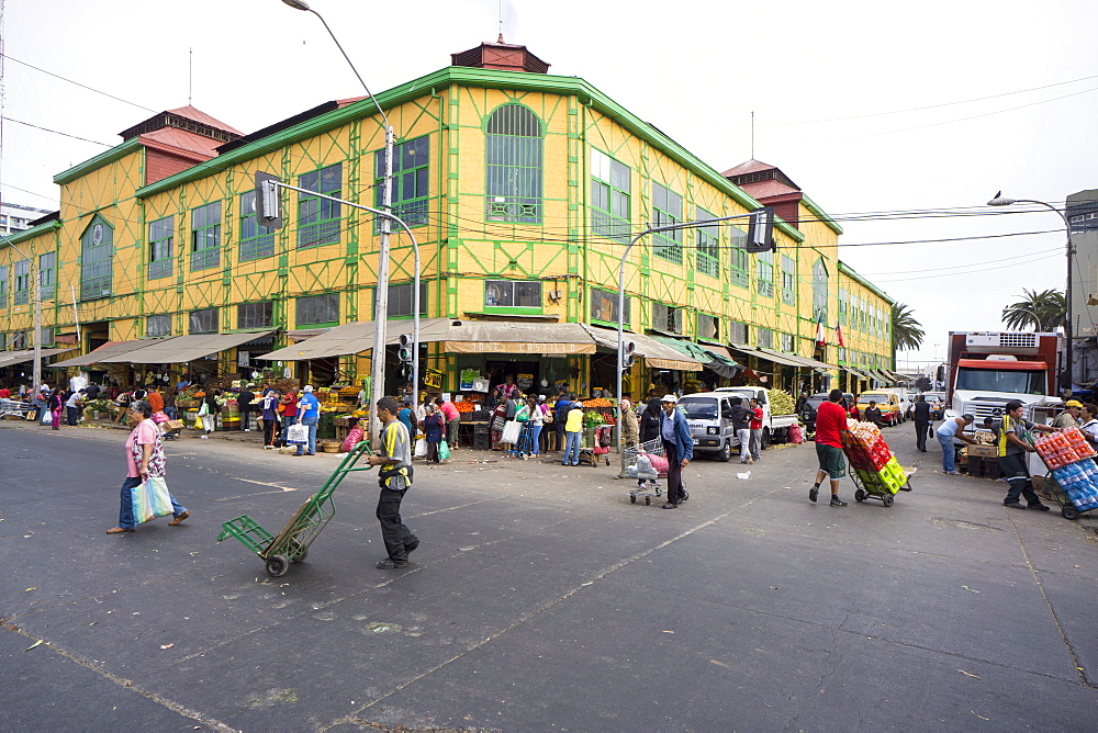 Central market, Valparaiso, UNESCO World Heritage Site, Chile, South America