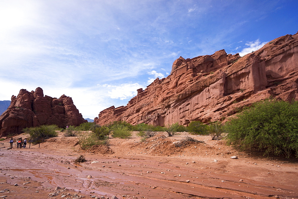 Heavy erosion, Los Colorados, Salta region, Argentina, South America