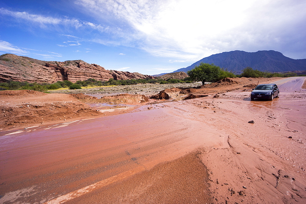 Heavy erosion, Los Colorados, Salta region, Argentina, South America