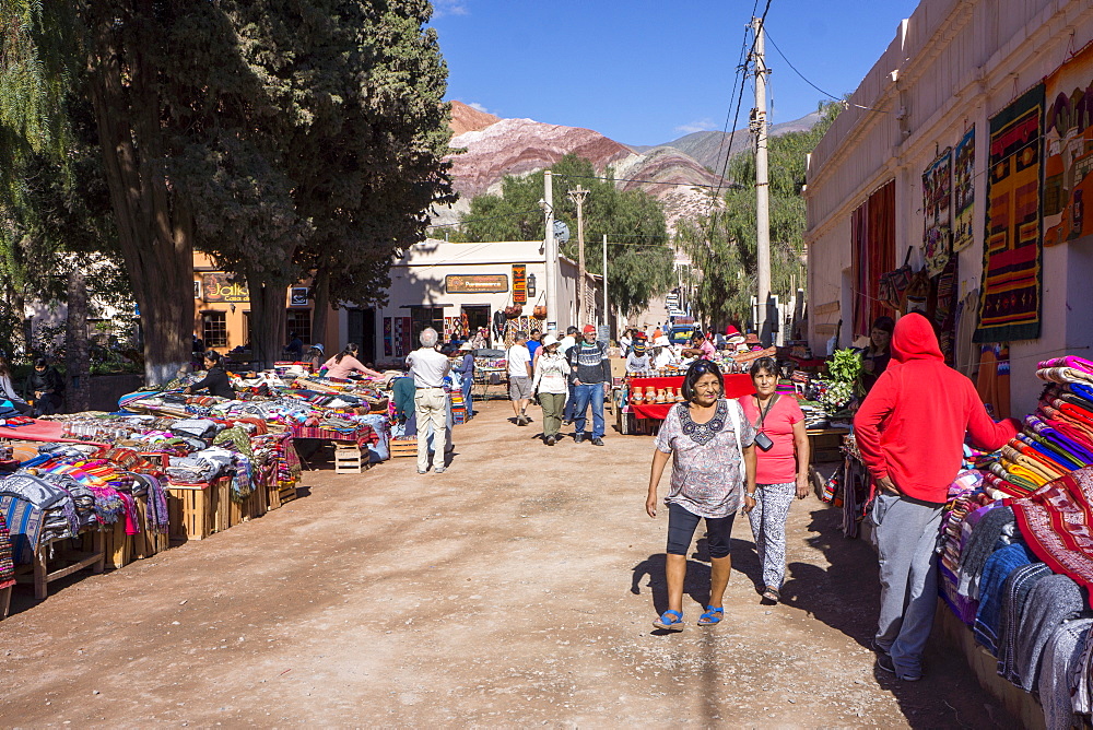 Market, Pumamarca, Jujuy, Argentina, South America