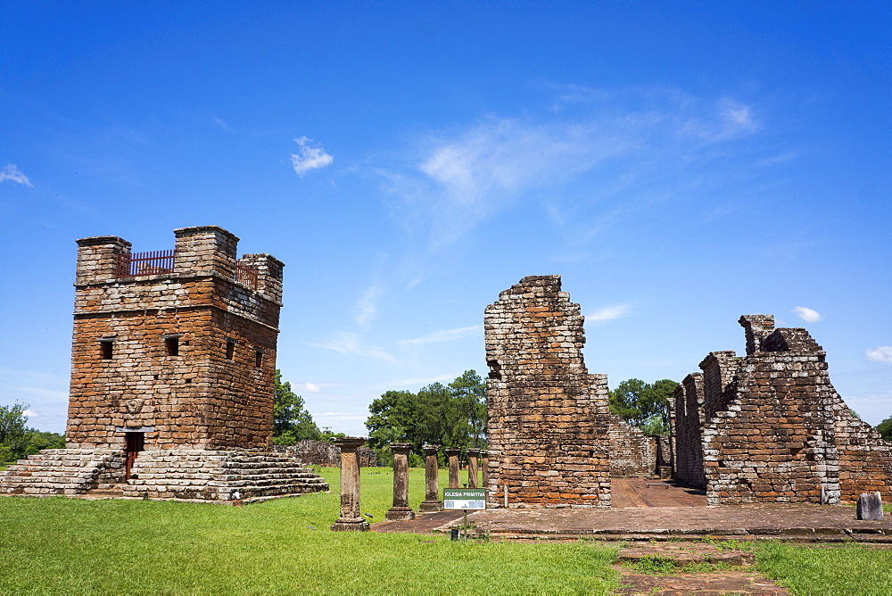 La Santisima Trinidad de Parana, one of the best preserved Jesuit Missions, UNESCO World Heritage Site, Paraguay, South America