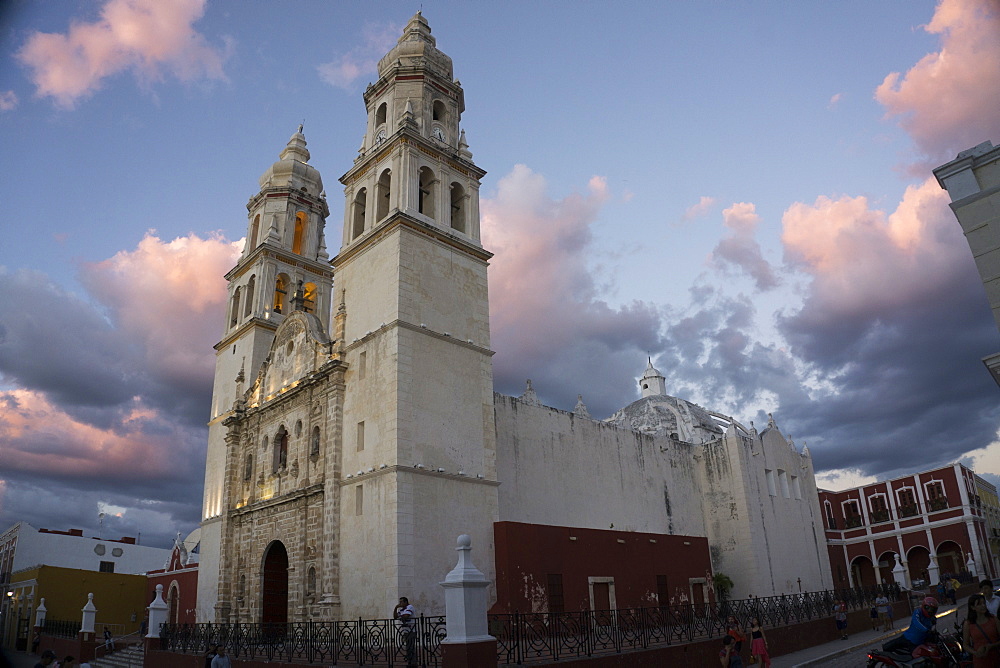 Cathedral de Nuestra Signora de Purisima Concepcion, Campeche, UNESCO World Heritage Site, Yucatan, Mexico, North America