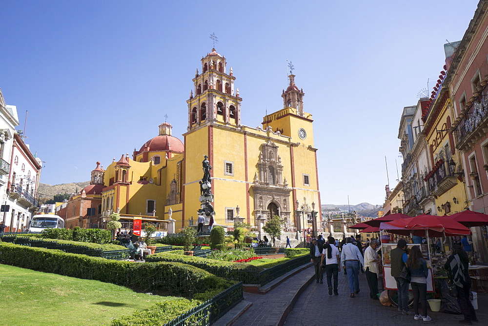 Basilica Colegiata de Nuestra Senora de Guanajuato, Guanajuato, UNESCO World Heritage Site, Mexico, North America