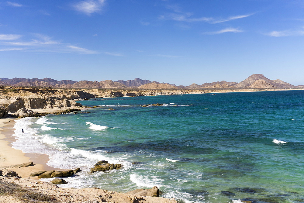 Beach and sea, Cabo Pulmo, UNESCO World Heritage Site, Baja California, Mexico, North America