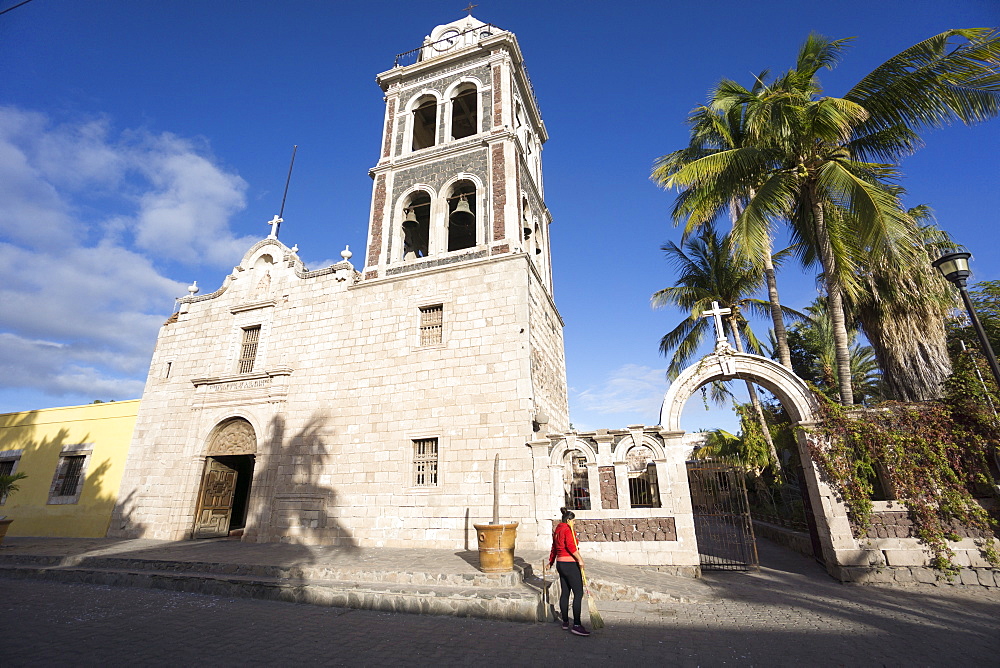 Church la Signora de Loreto 1697, the first Jesuit mission in Baja California, San Loreto, Baja California, Mexico, North America