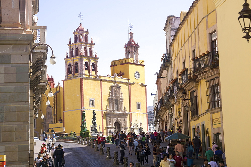 Basilica Collegiata de Nuestra Signora, Guanajuato, UNESCO World Heritage Site, Mexico, North America