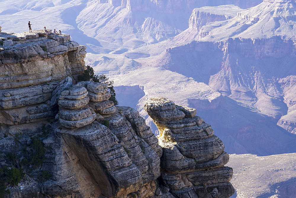 South Rim rock formations, Grand Canyon, UNESCO World Heritage Site, Arizona, United States of America, North America