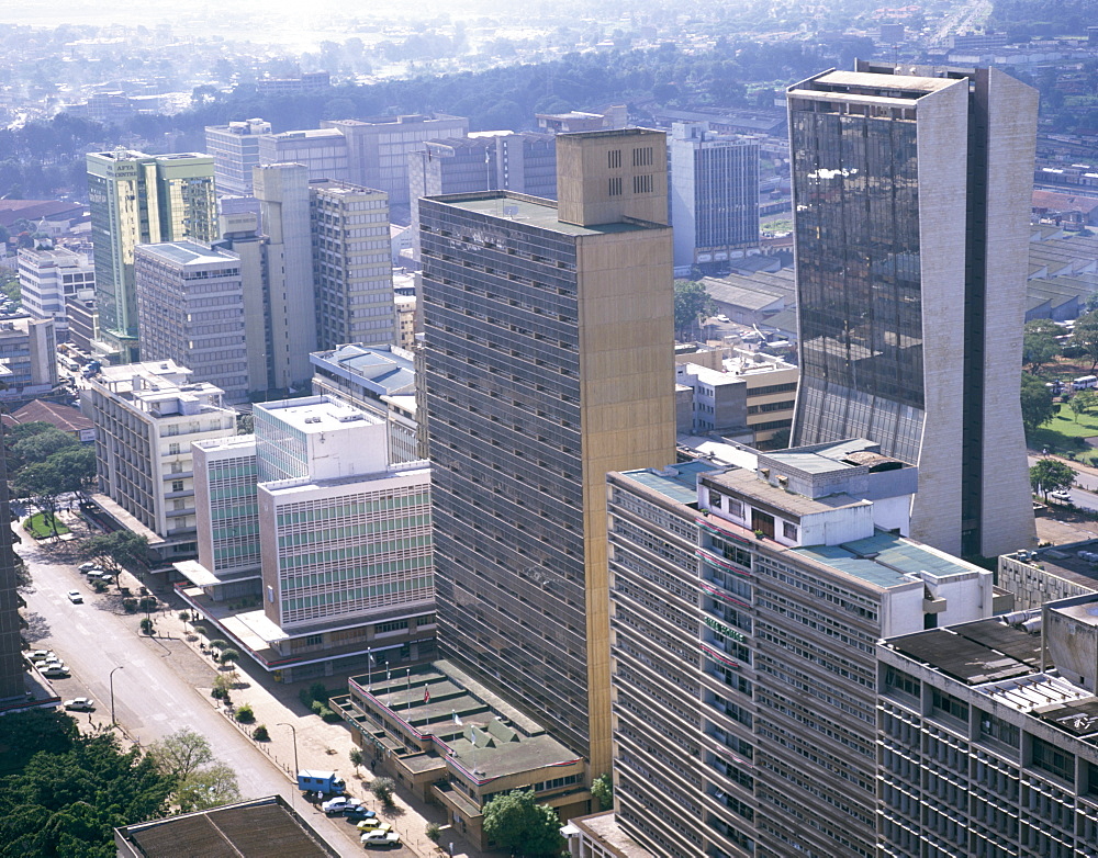 City skyline, Nairobi, Kenya, East Africa, Africa