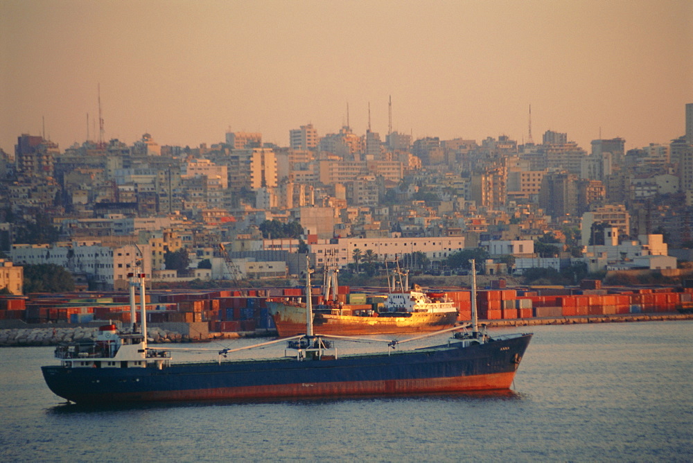 Beirut harbour, Lebanon, Middle East