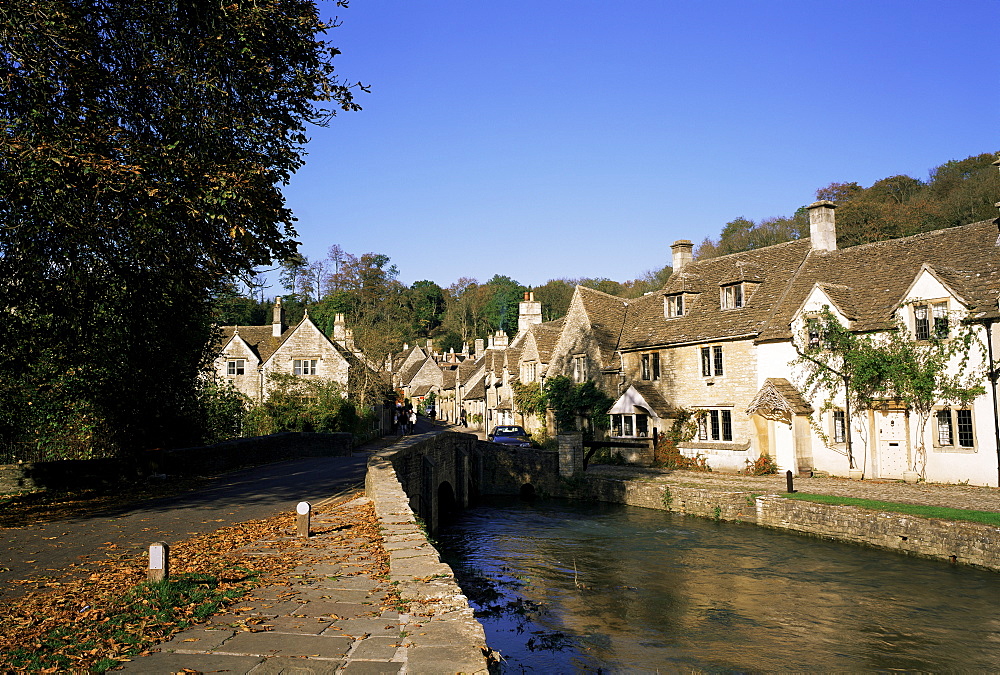 Village of Castle Combe, Wiltshire, England, United Kingdom, Europe