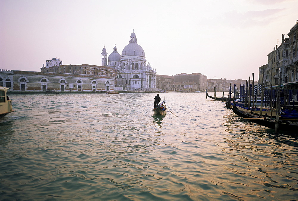 Santa Maria della Salute, Grand Canal, Venice, UNESCO World Heritage Site, Veneto, Italy, Europe