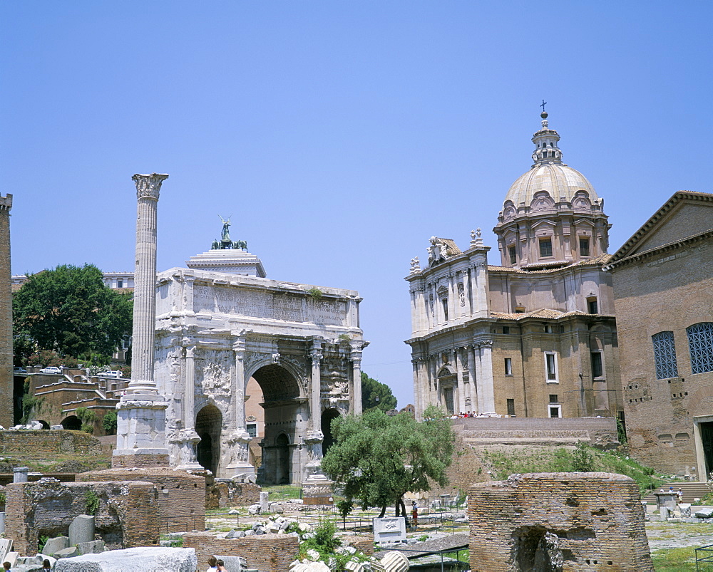 The Forum, Rome, UNESCO World Heritage Site, Lazio, Italy, Europe