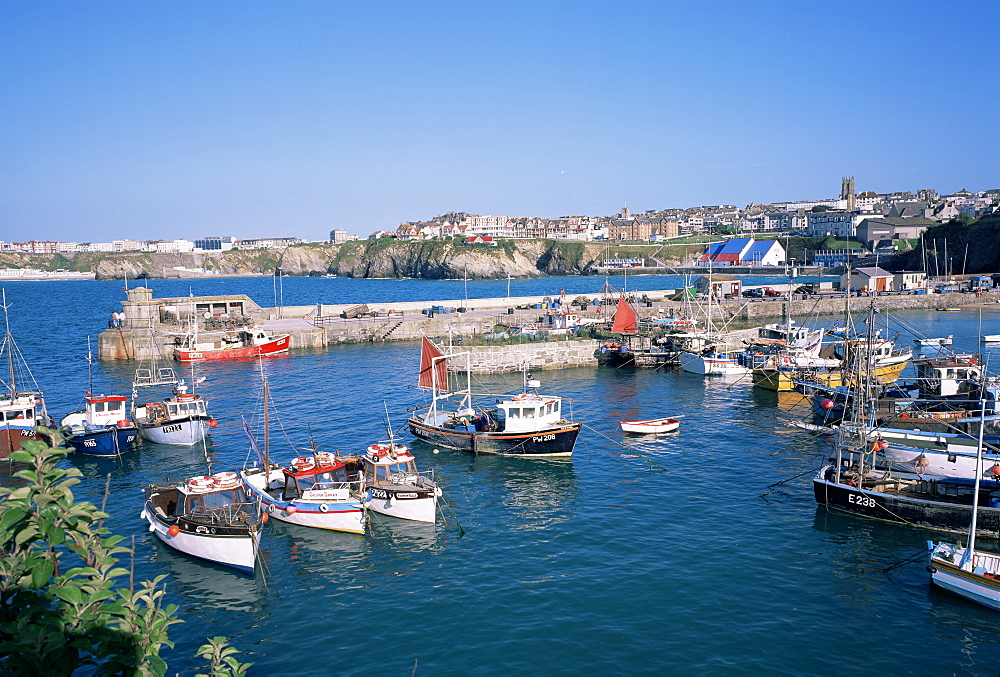 Harbour, Newquay, Cornwall, England, United Kingdom, Europe