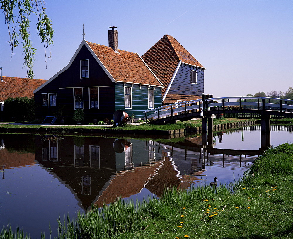 Cheese making house, Zaanse Schans, near Amsterdam, Holland, Europe