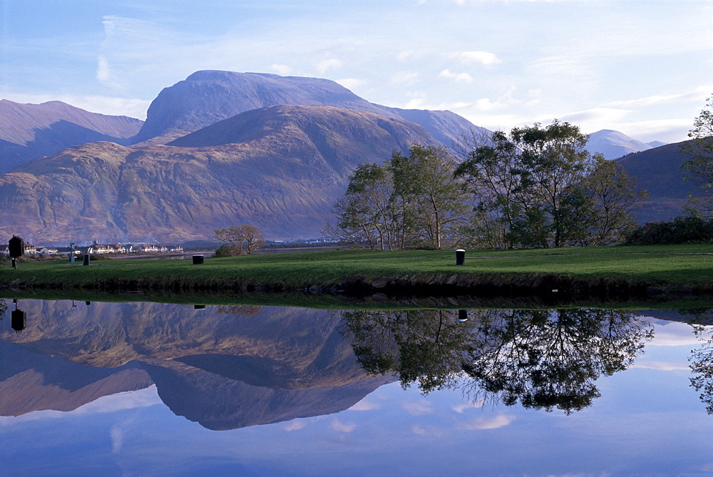 Ben Nevis from Corpach, Highland region, Scotland, United Kingdom, Europe