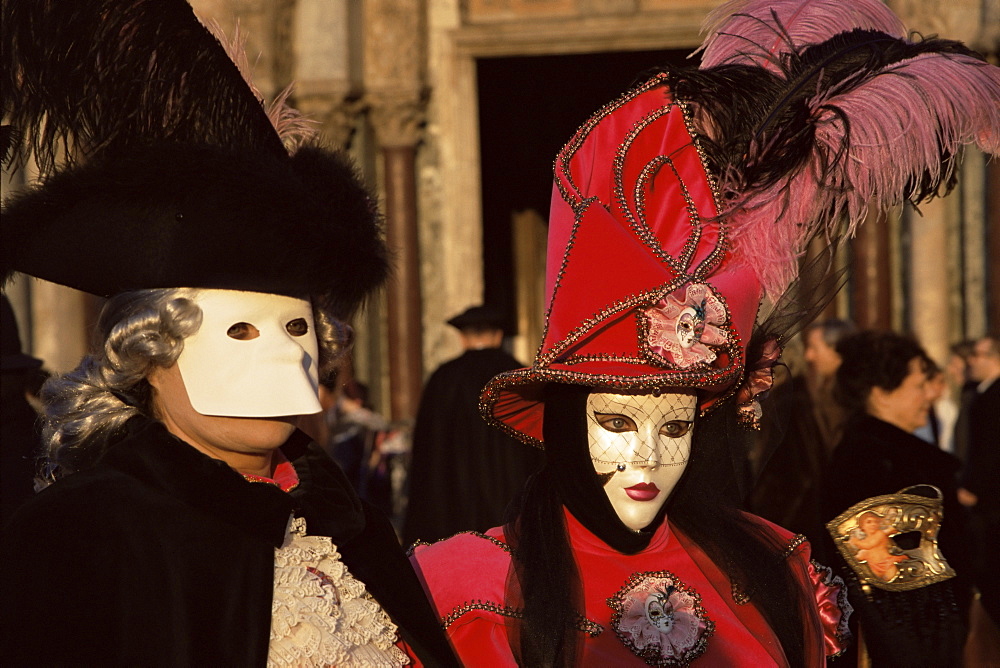 People in Carnival costume, Venice, Veneto, Italy, Europe