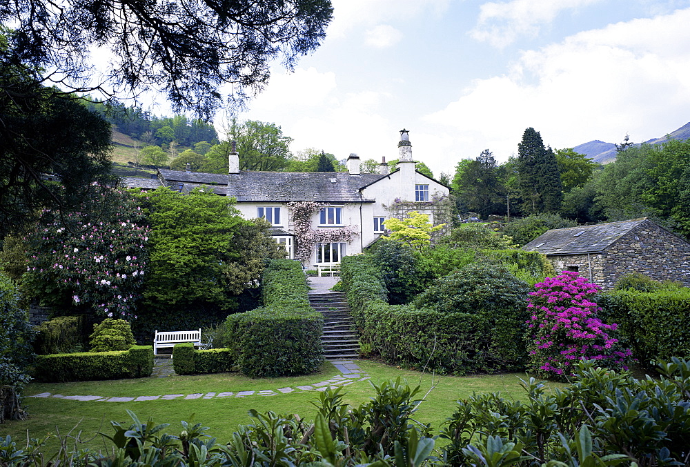 Rydal Mount, the poet Wordsworth's home, Lake District, Cumbria, England, United Kingdom, Europe