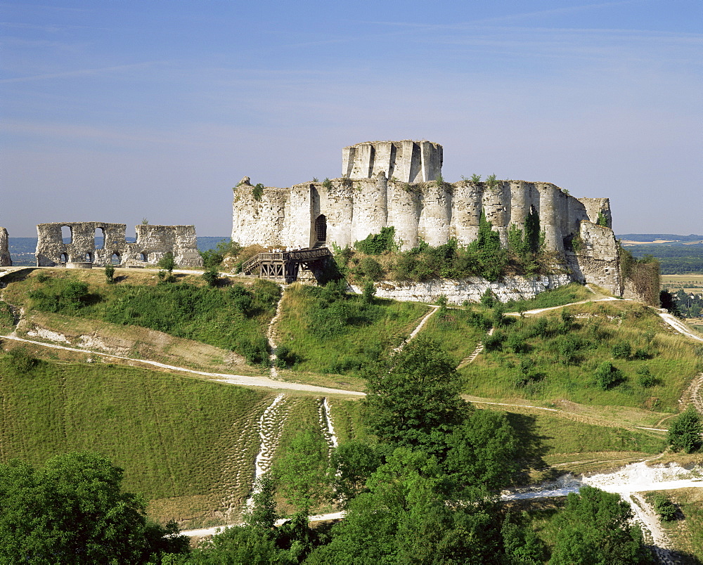 Chateau Gaillard, Les Andelys, Haute-Normandie (Normandy), France, Europe