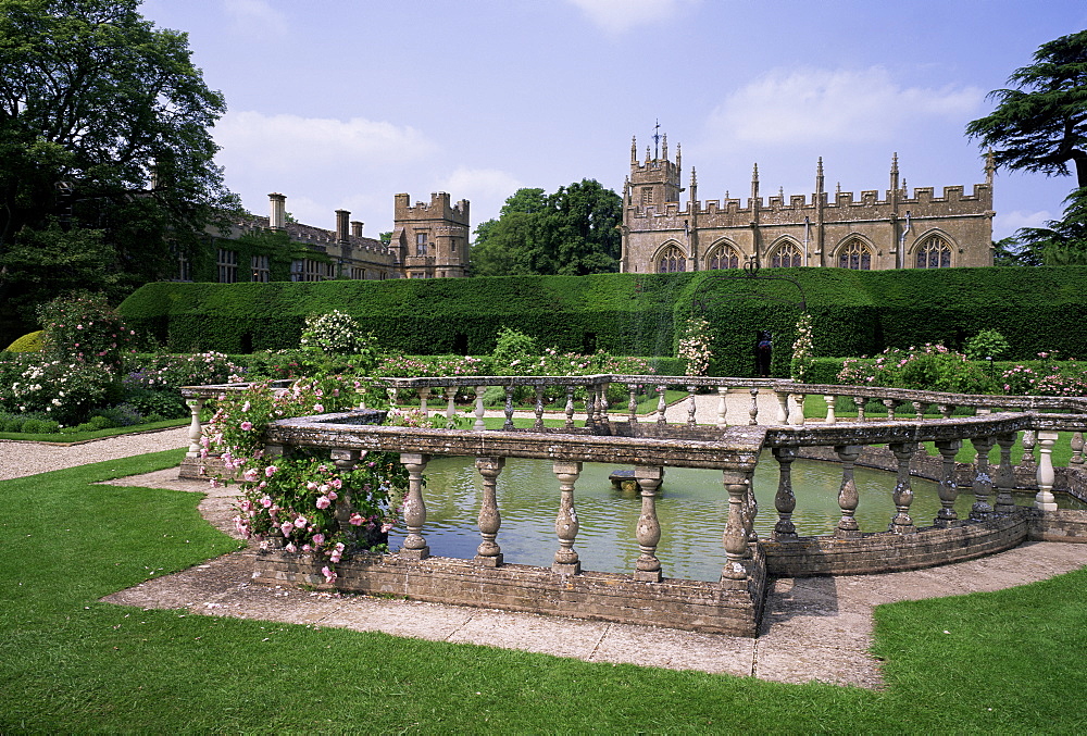 Sudeley castle and gardens, Gloucestershire, The Cotswolds, England, United Kingdom, Europe