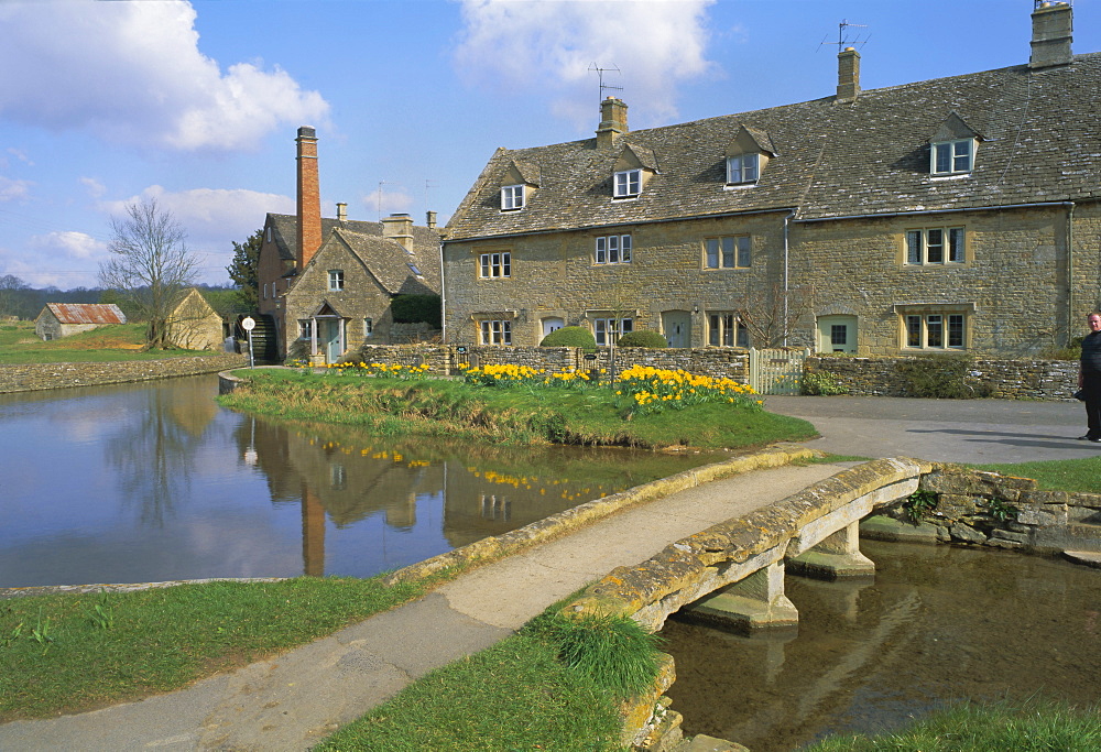 Lower Slaughter, The Cotswolds, Gloucestershire, England, UK, Europe