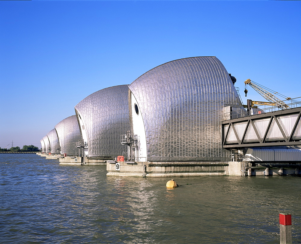 Thames Barrier, Woolwich, London, England, United Kingdom, Europe