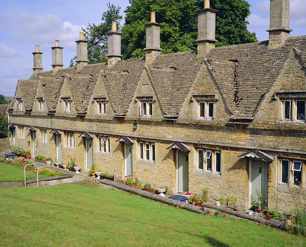 Alms Houses, Chipping Norton, The Cotswolds, Oxfordshire, England