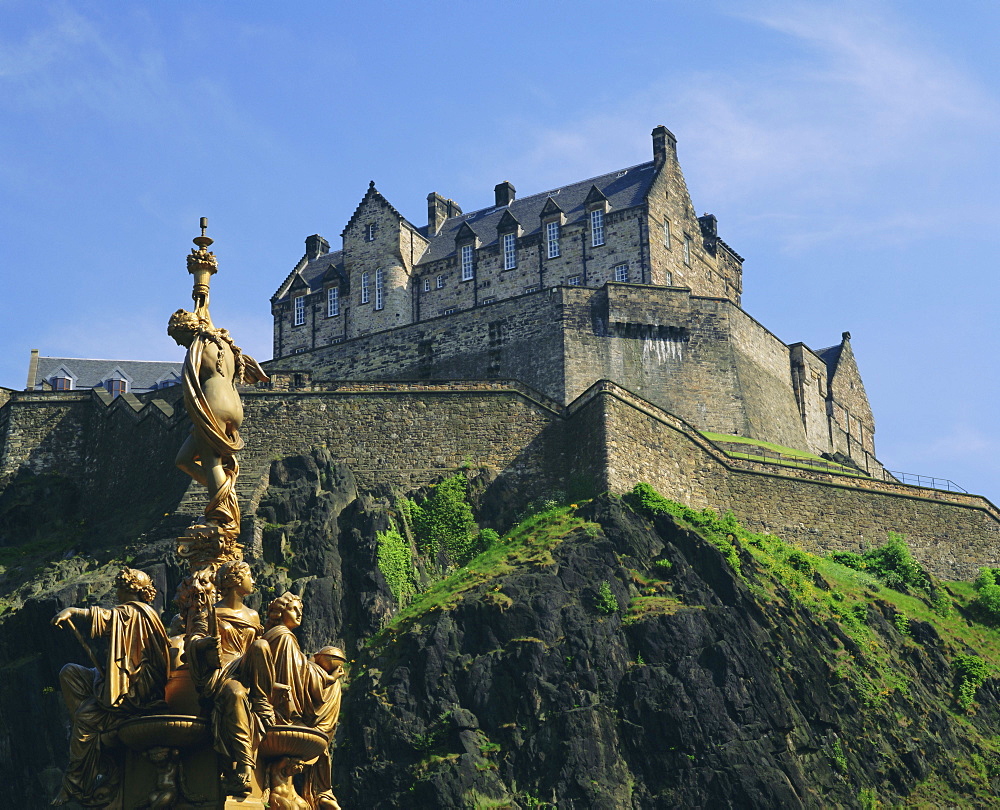 Edinburgh Castle, Edinburgh, Lothian, Scotland, UK, Europe