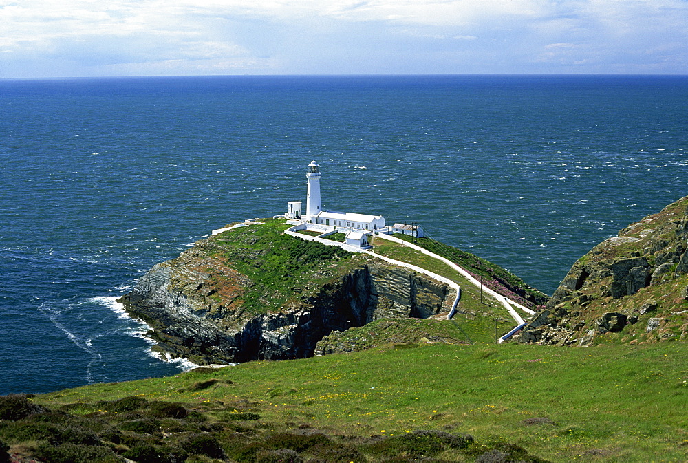 South Stack lighthouse, Anglesey, Wales, United Kingdom, Europe