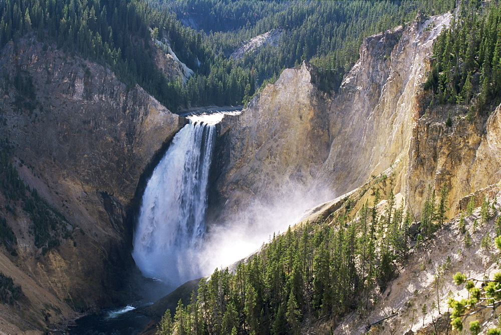 Grand Canyon, Yellowstone National Park, UNESCO World Heritage Site, Wyoming, United States of America, North America