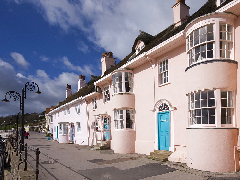 Lyme Regis Cottages, Dorset, England, United Kingdom, Europe