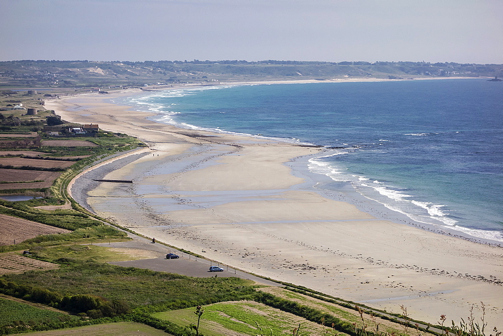 Beaches on St. Ouen's Bay, Jersey, Channel Islands, United Kingdom, Europe