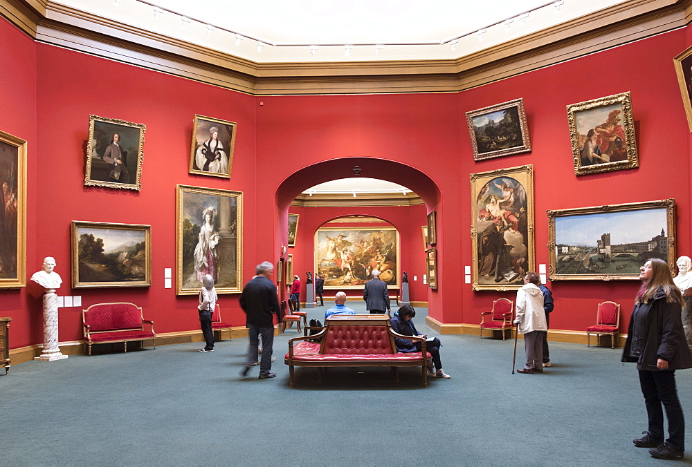 Interior, National Gallery of Scotland, Edinburgh, Scotland, United Kingdom, Europe