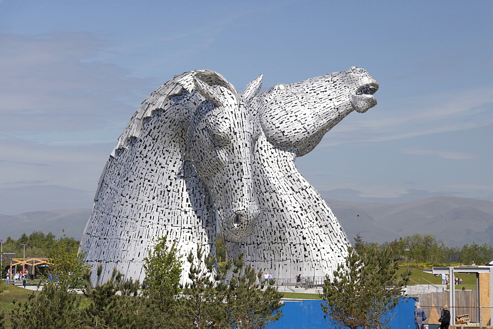 The Kelpies by Andy Scott, Helix Park, Falkirk, Scotland, United Kingdom, Europe