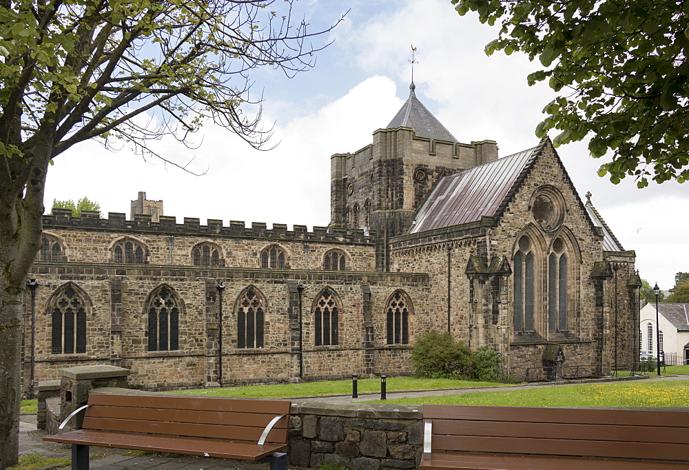 Bangor Cathedral, Wales, United Kingdom, Europe