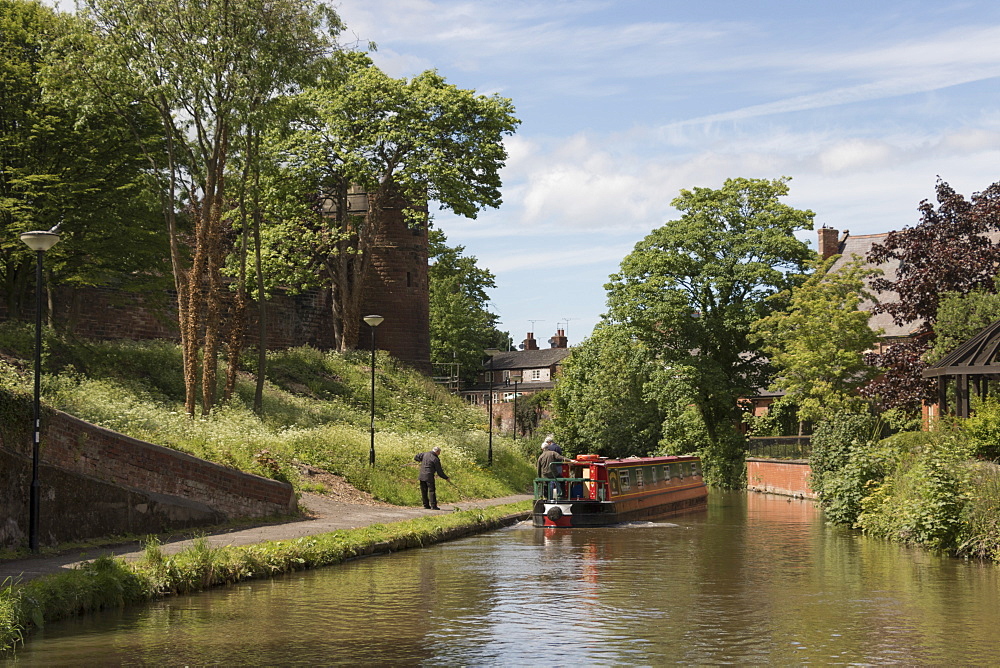 Shropshire Union Canal in Chester, Cheshire, England, United Kingdom, Europe