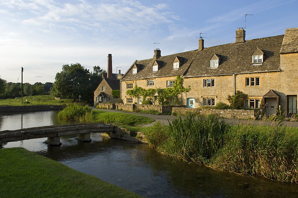 Lower Slaughter, Gloucestershire, the Cotswolds, England, United Kingdom, Europe