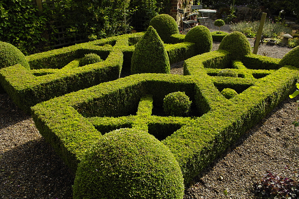 A home-made knot garden, England, United Kingdom, Europe