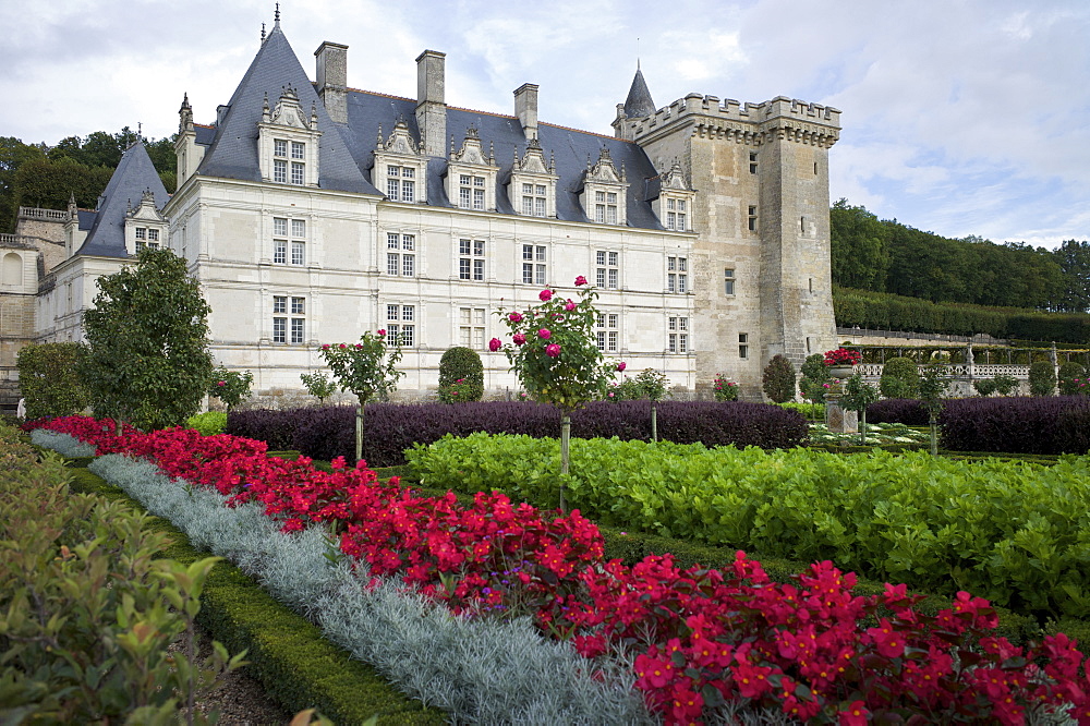 Chateau de Villandry, UNESCO World Heritage Site, Indre-et-Loire, Loire Valley, France, Europe