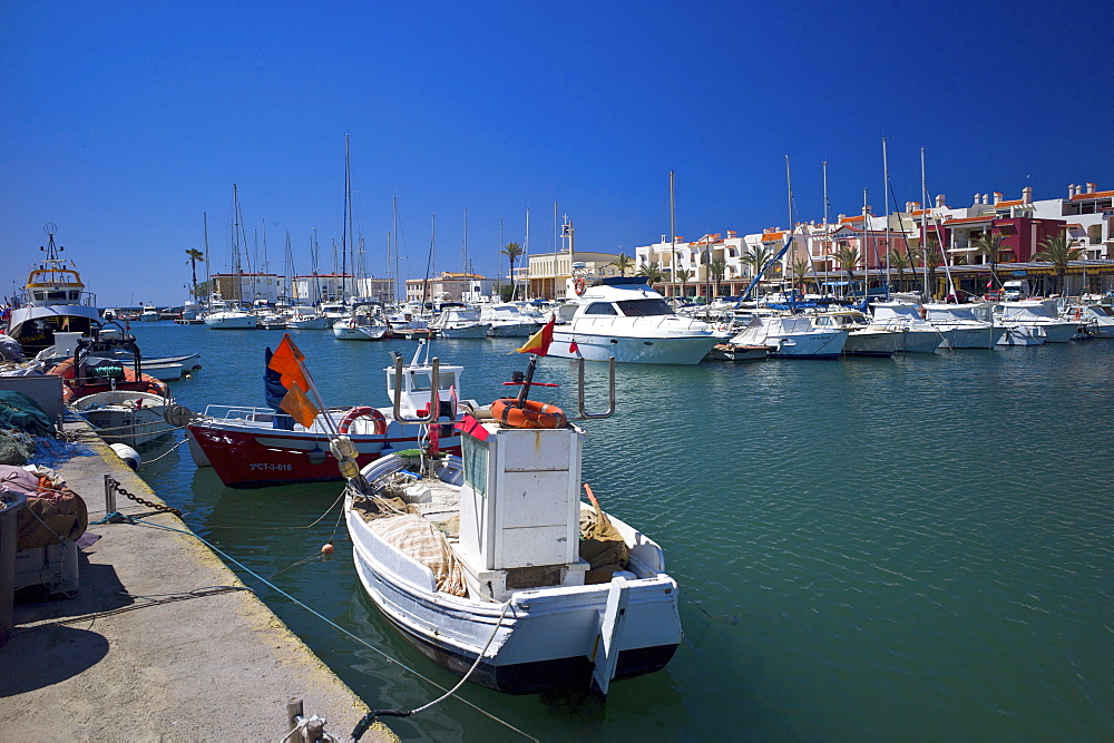 The marina at Cabo de Palos, Murcia, Spain, Mediterranean, Europe