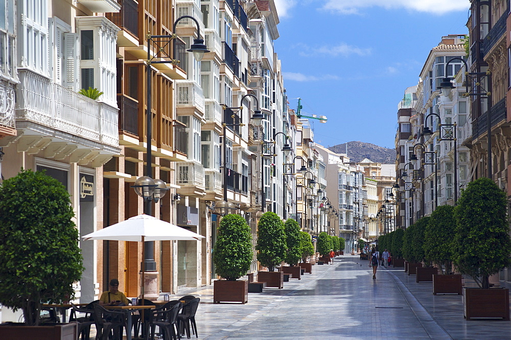 The centre of Cartagena, Murcia, Spain, Europe